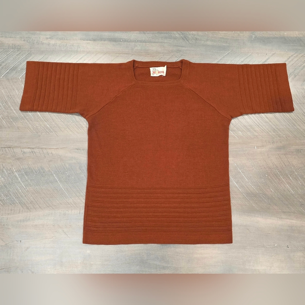 Vintage 1970s Kickers Burnt Orange Sweater